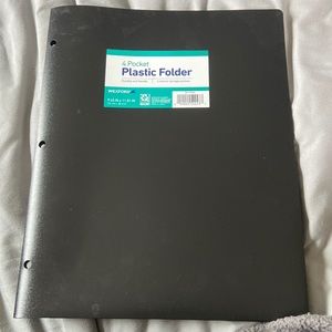 4 pocket plastic folders